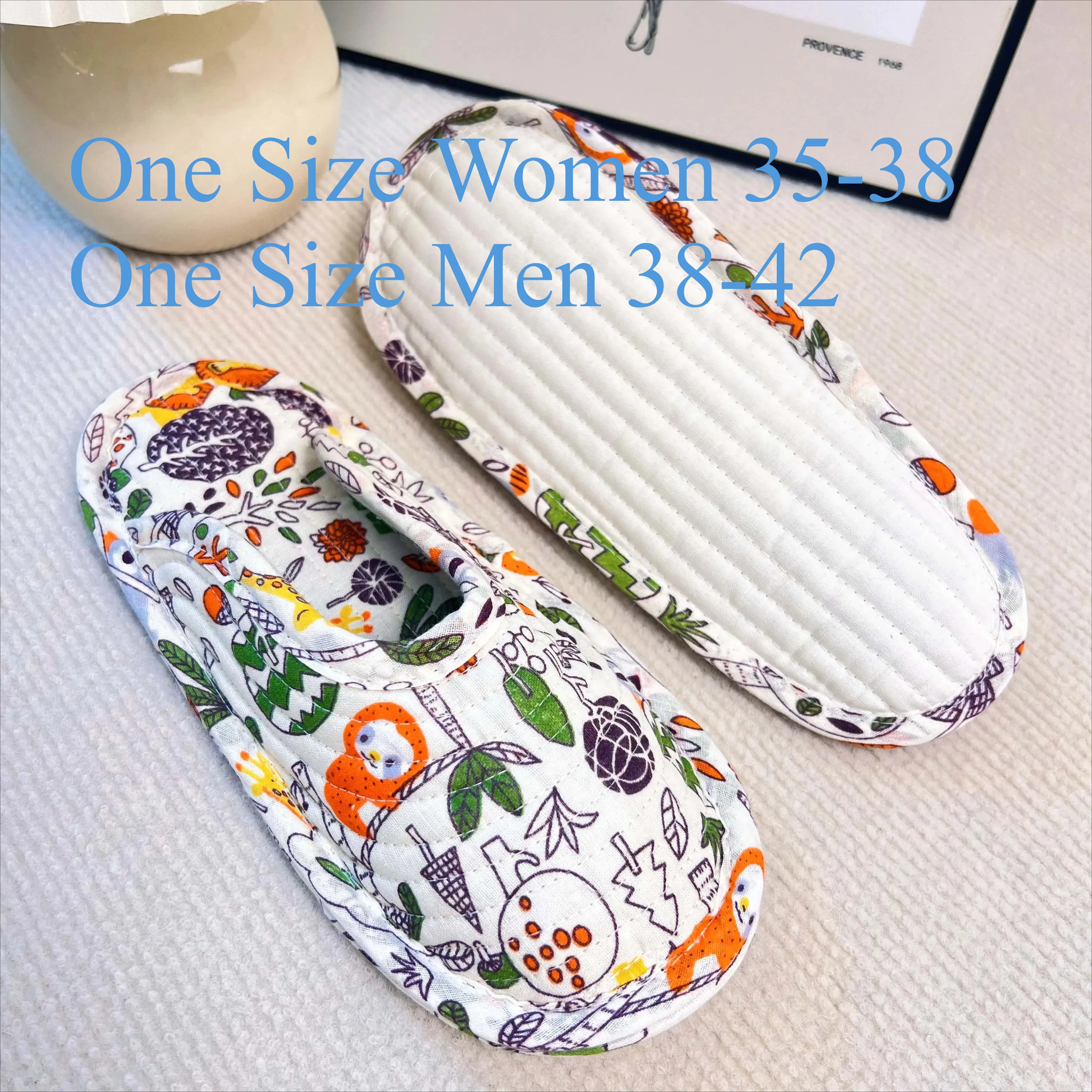 

Women Slippers Lightweight Home Shoes Antislip Soft Indoor Fabric Slippers Can Machine Wash Mix Order