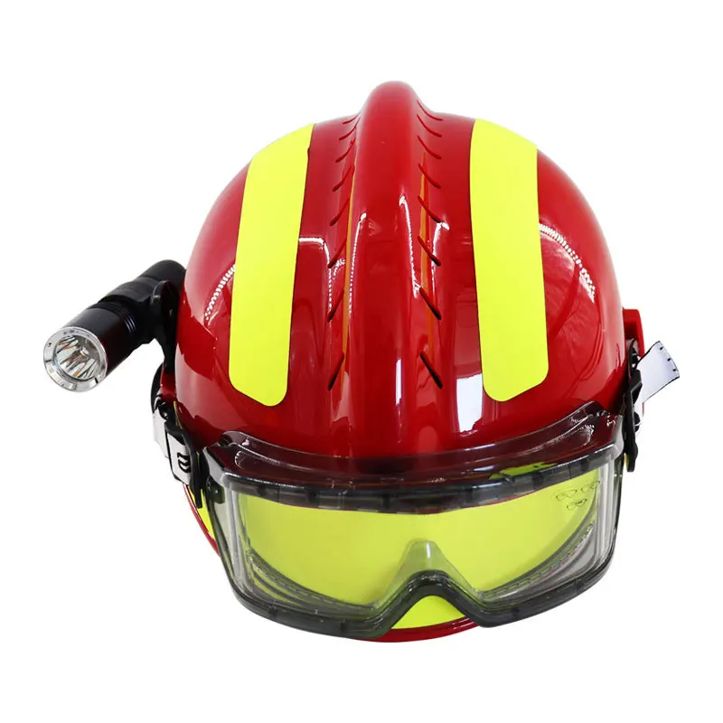 Fire Rescue F2 Rescue Helmet, Goggles, Emergency Helmet with Light Card Can Be Equipped with Flashlight view 5