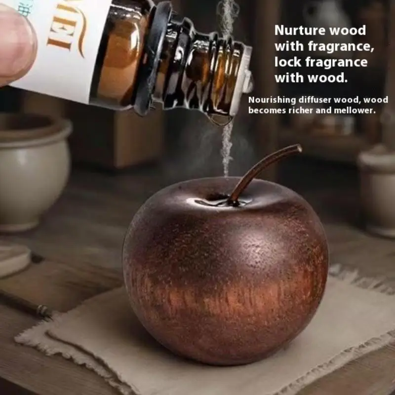 Minimalist Wood Aromatherapy Diffuser Scented Ornament for Living Room Decor Lucky Gift Blessing Home Decor