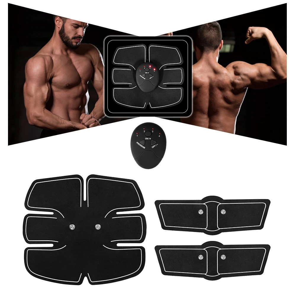 EMS Muscle Stimulator Hips Arms Abdomen Muscle Trainer Fat Burning Buttocks Arm Abdomen  Apparatus Slimming for Body Shaping