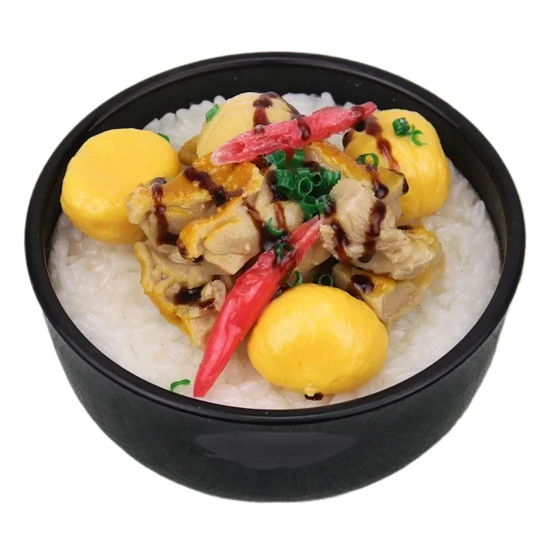 for Large Simulated Udon Noodle Model Rice Casserole Bowl Props Decoration Display Sample Piggy Bank