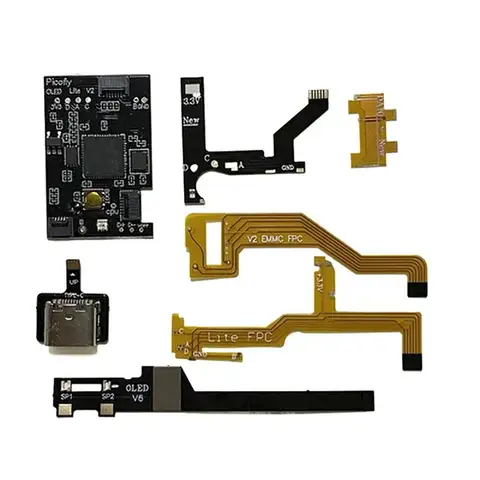 【2026 Popular】Hwfly Picofly for Raspberry Pi RP2040 Chip Support Picofly Oled /Lite/V2 Console Upgradable Flashable