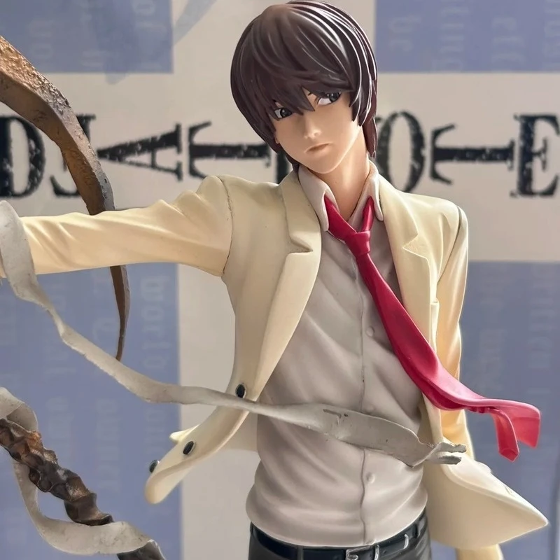 26 センチメートルデスノートアニメ夜神月アクションフィギュア像置物デスクトップ装飾装飾 Pvc コレクション模型玩具少年ギフト