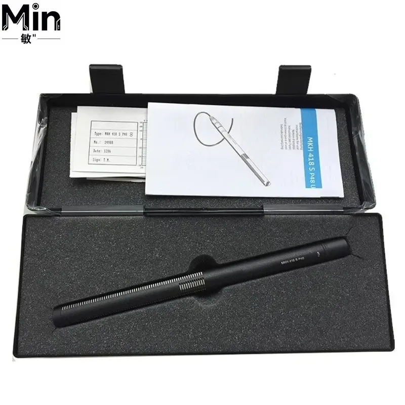 418-S Universal M-S Stereo Shotgun Microphone Professional Recording Mic for Indoor Outdoor Film Shooting Vlogging