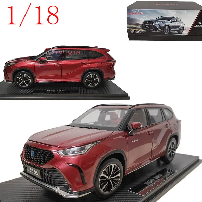 

FAW Toyota Diecast масштаб 1/18 Toyota Crown Kluger масштабная модель из сплава модель автомобиля игрушки для мальчиков подарок
