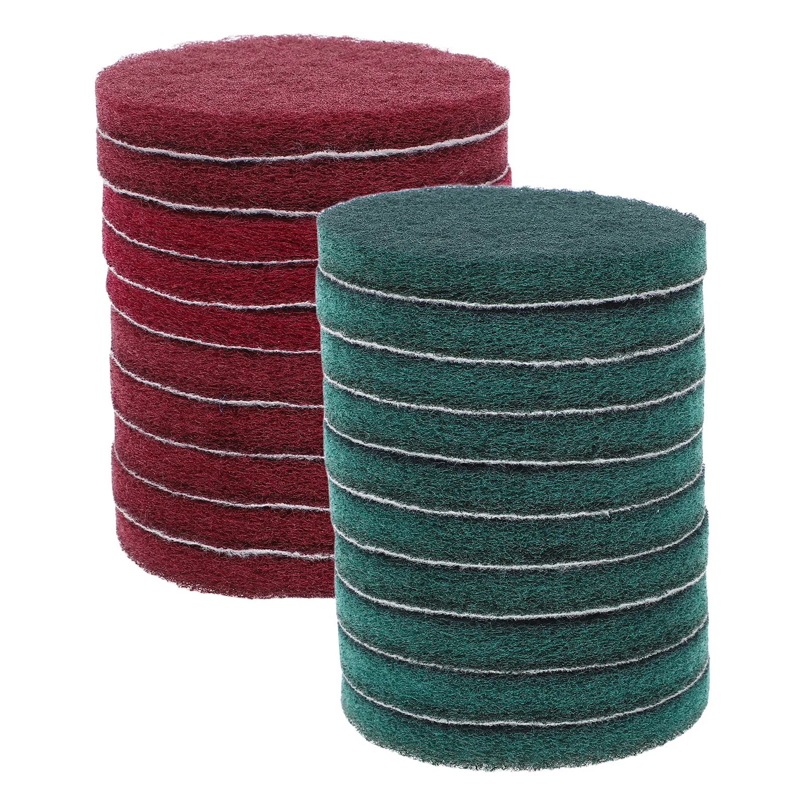 

20Pcs Scouring Pads Soft Round Scrubbing Pads Reusable Cleaning Discs for Kitchen Bathroom Polishing Drill Brush Attachment