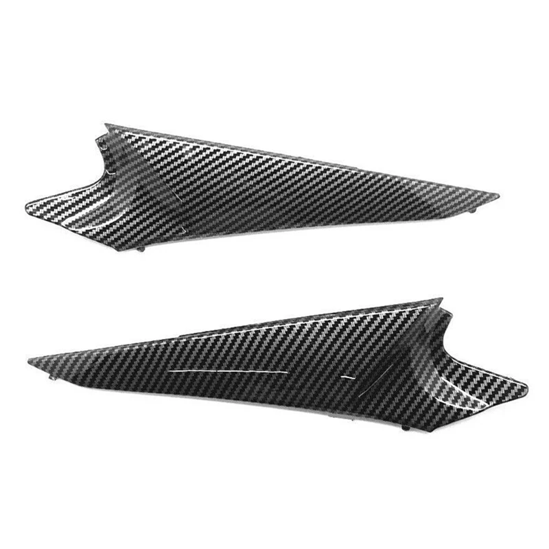 1 Pair Motorcycle Gas Tank Side Trim Cover Fairing Carbon Fiber Pattern ABS For SUZUKI GSX-R GSXR 600 750 2008 2009 2010