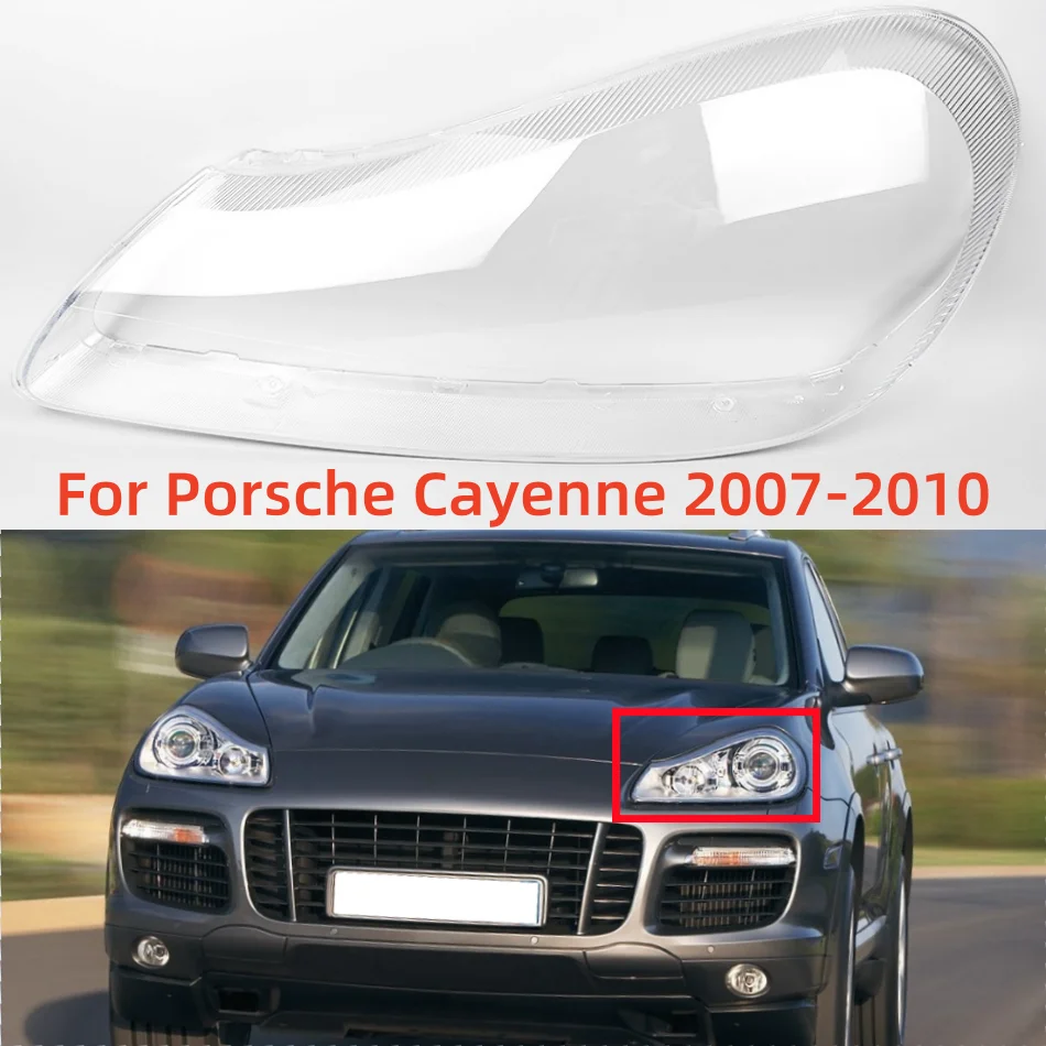 

For Porsche Cayenne 2007 2008 2009 2010 Car Interior Spare Parts Headlight Glass Replace The Original Lampshade