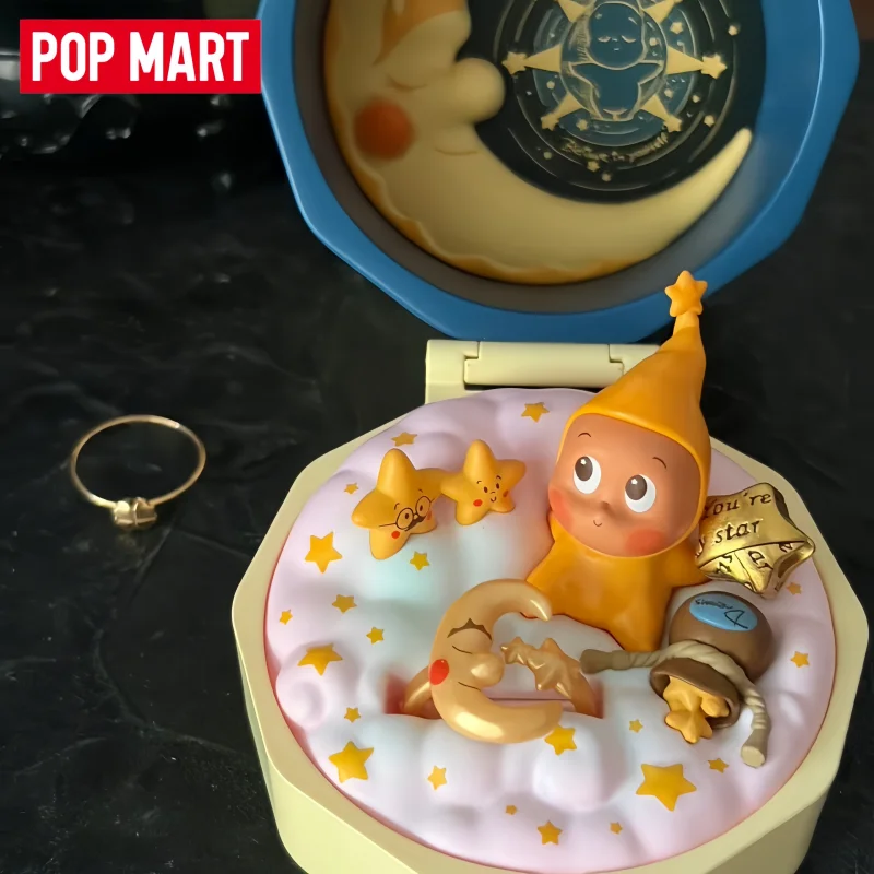 2026 New POP MART Romantic Ring Box Series 4 Scene Sets Blind Box Toys Kawaii Anime Action Figure Surprise Mystery Box Doll Gift