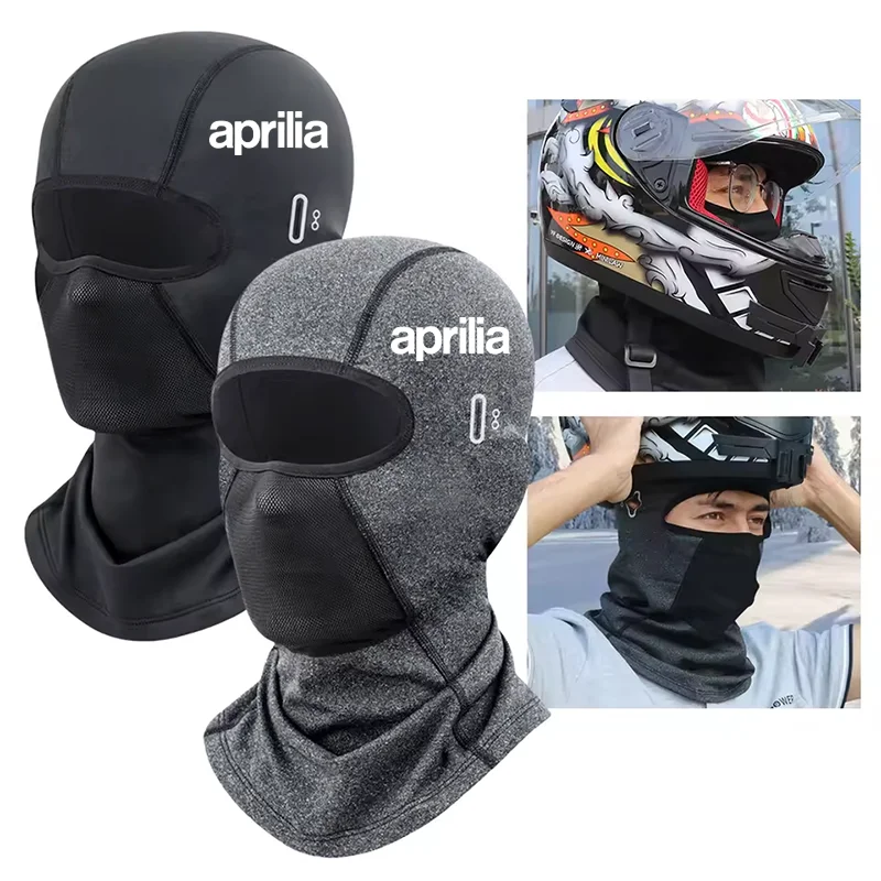 For Aprilia RSV4 RS660 RS4 RS125 Tuono V4 APR GPR150 GPR125 GPR250 Cycling Cap Summer Cooling Motorcycle Balaclava Hats Sun
