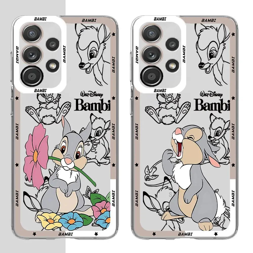 Disney Anime Bambi Phone Case for Motolora Moto Edge 40 5G G32 G72 G73 G71 G52 G22 Soft Cover