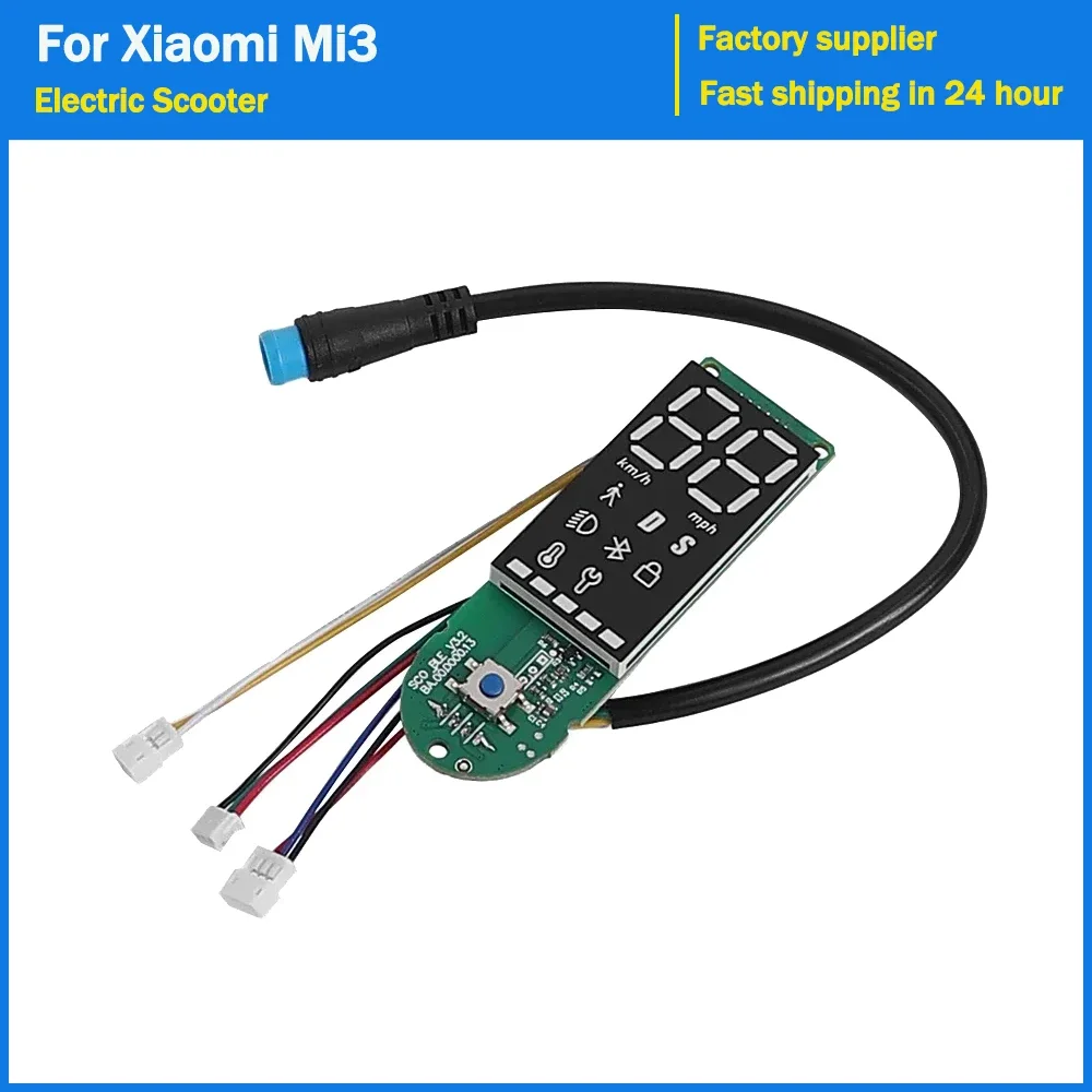 

Dashboard Bluetooth MI3 Display Panel for Xiaomi Electric Scooter 3 Kickscooter Replacement Circuit Board Dash Board Accessories