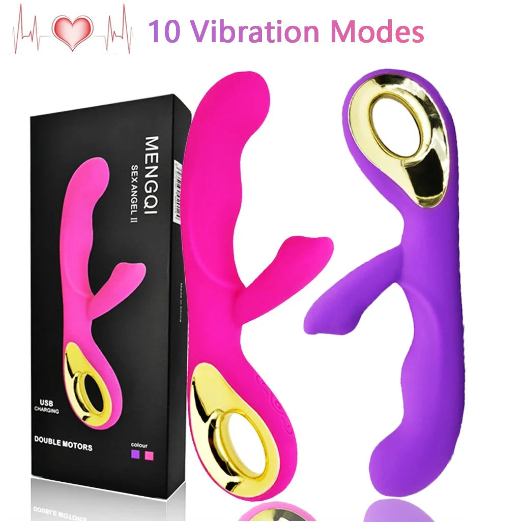 10 Vibration Modes Powerful Vibrator G Spot Clitoris Stimulator Dildo  Anal Masturbator Rechargeable Sex Toys for Women 18