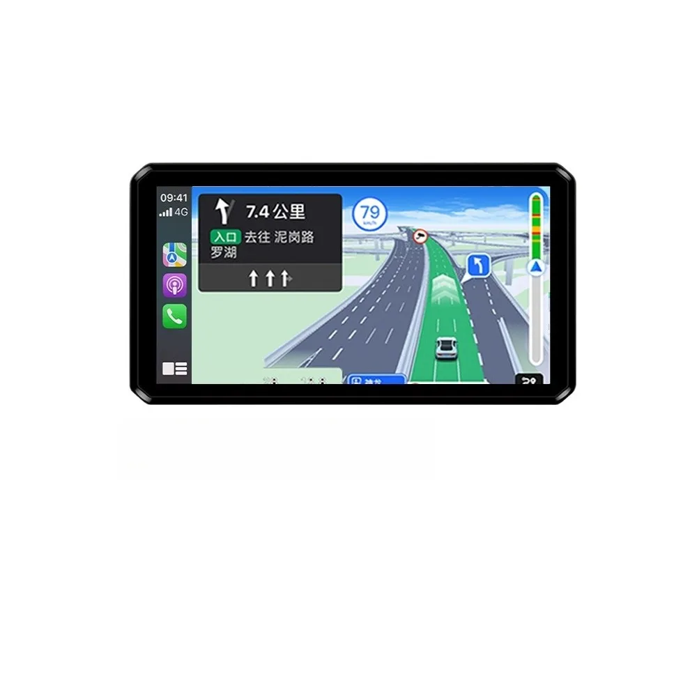 

Motorcycle intelligent vehicle driving recorder tire pressure integrated navigation device