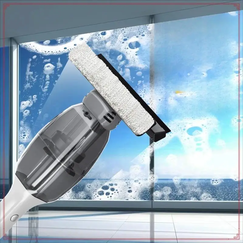 Suction Andscraping Window Cleaning Tool Electric Window Cleaner Wireless Mirror Cleaning Tool