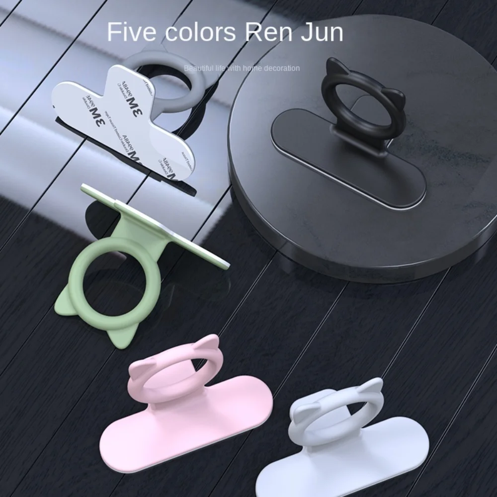 Multifunction Toilet Seat Lifter Adhesive Silicone Toilet Lid Lifter Cartoon Ring Shape Closestool Holder Wc Accessory
