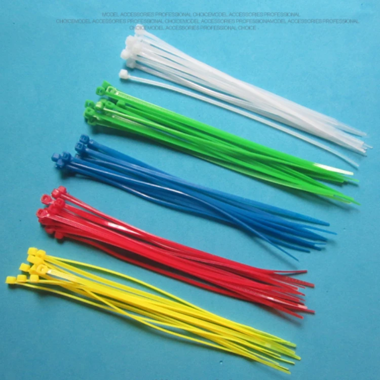 100pcs 3x150/5x200mm Self-lock Nylon Cable Ties Plastic Zip Tie Wire Binding Wrap Strap DIY Cable/Receiver/ESC/Battery Fastener