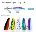 5pcs 21g