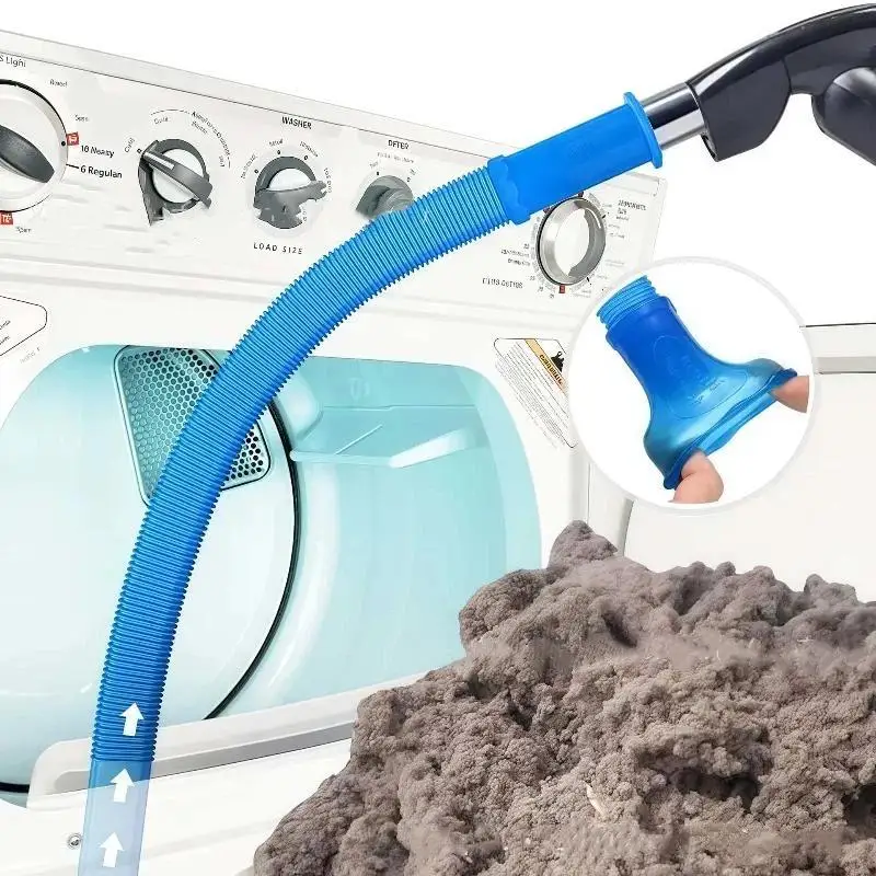 New Dryer Vent Cleaner Hose Flexible Vacuum Attachment Lint Remover Pipe For Clothes Dryer Deep Cleaning Home Maintenance