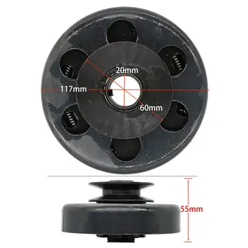 Otwór 20 mm, wpust 3/16 6 best sales Sprzęgło gokarta - №2