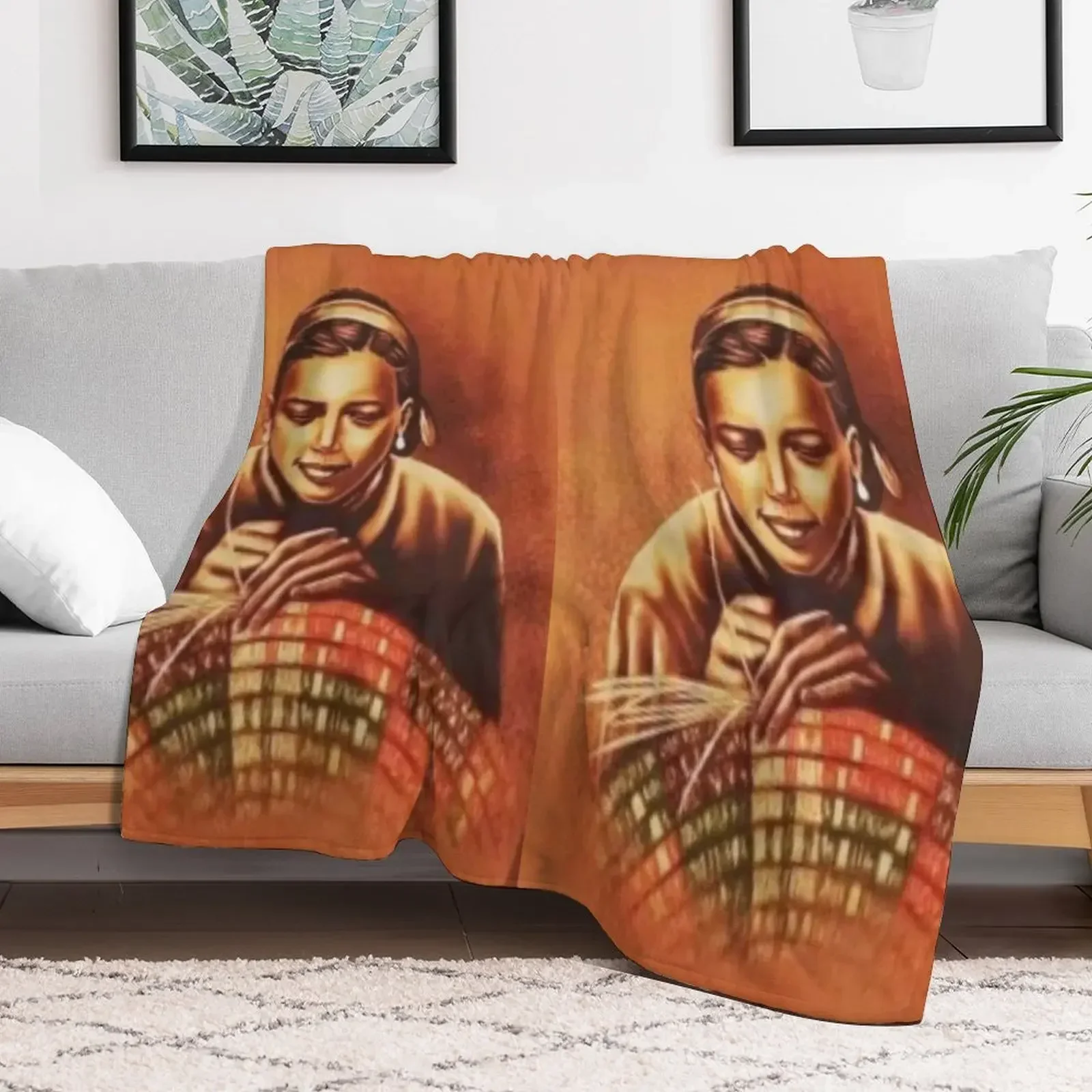 picture of ethiopian 10birr Throw Blanket Retros Blankets For Sofas Blankets