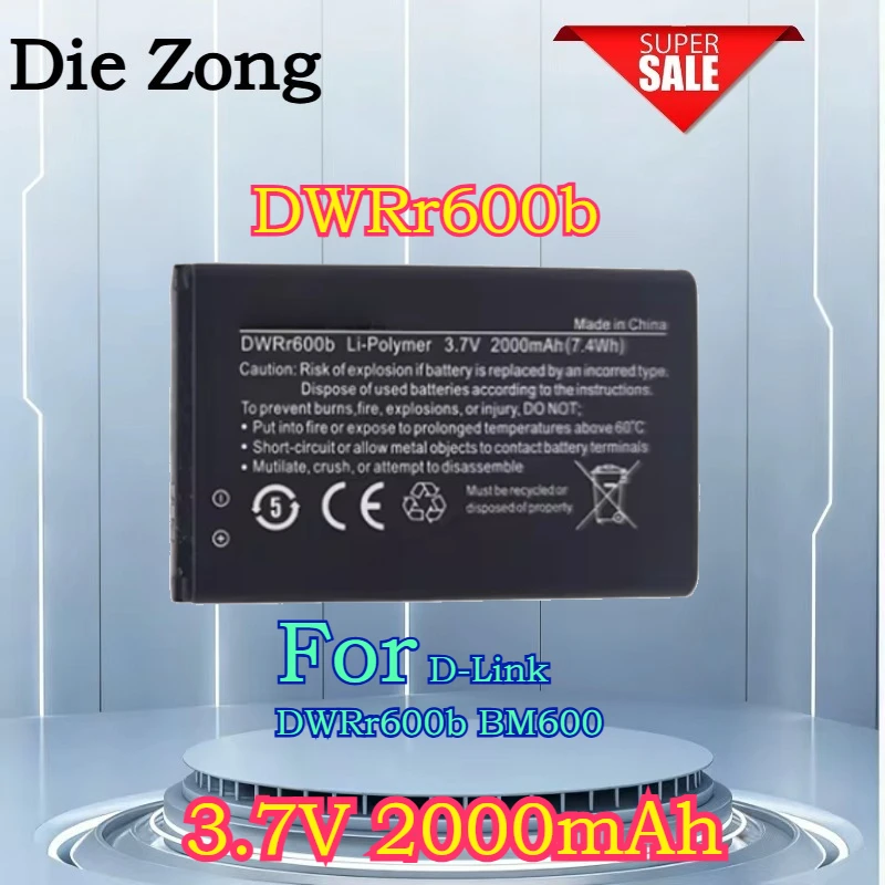 

Новая сменная батарея DWRr600b для беспроводной сети D-Link DWRr600b BM600 для домашнего использования
