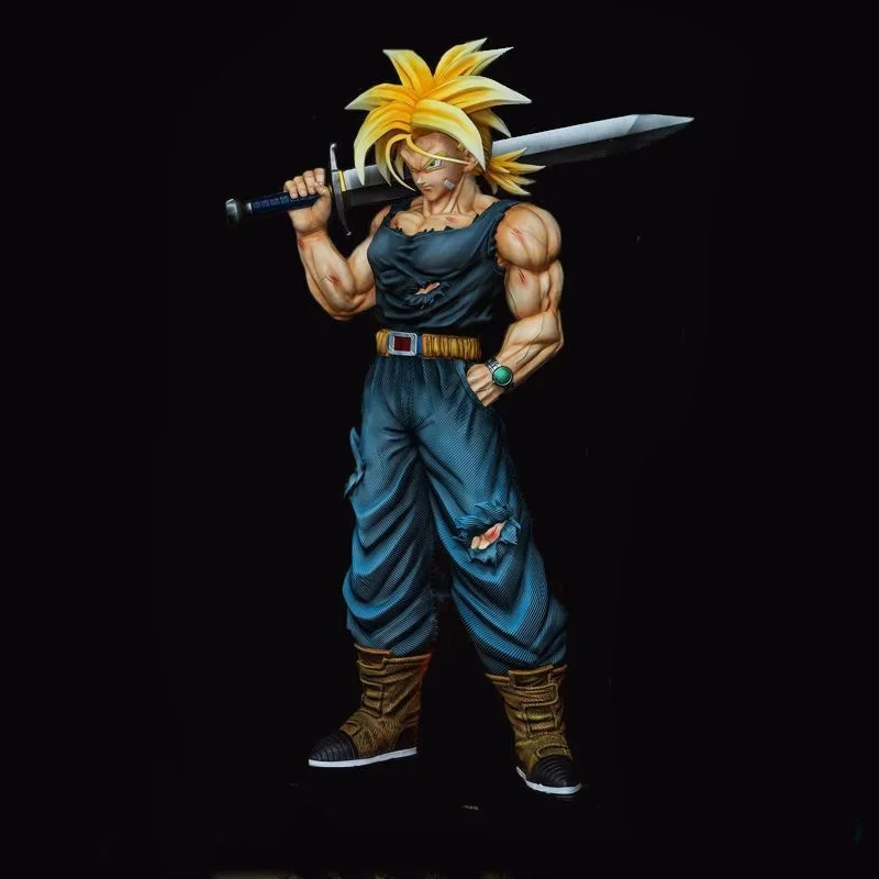 

Аниме-фигурка Dragon Ball Z: Супер Сайян Транкс, версия для битвы. Коллекционные фигурки из ПВХ, игровые статуэтки, модели DBZ, детские игрушки, куклы, подарки