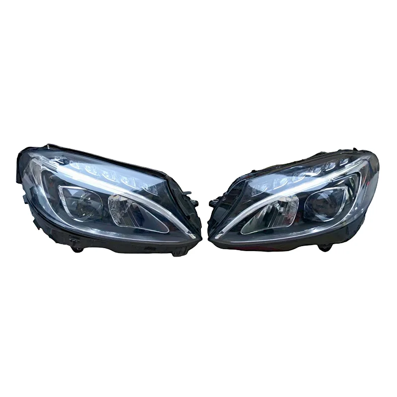 

Modification Original Second-hand for Mercedes Benz C-Class 205 Headlights, 2016 Car Headlight Lighting System