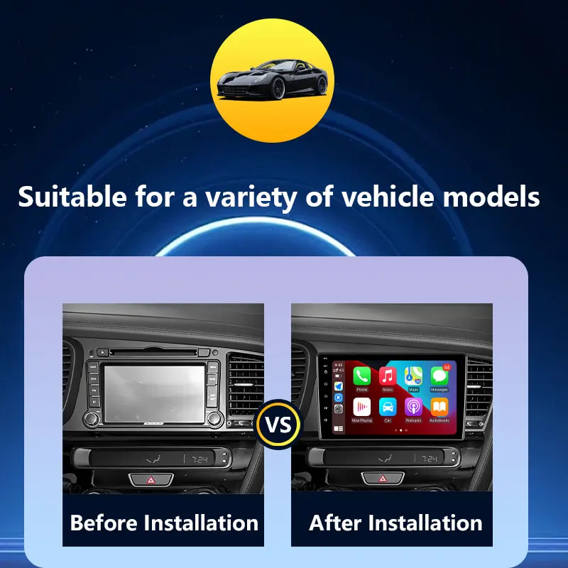 Wireless CarPlay for Kia Optima 3 K5 TF 2010 - 2015 Car Radio Video Audio Multimedia Player GPS Navigation DSP Stereo Bluetooth