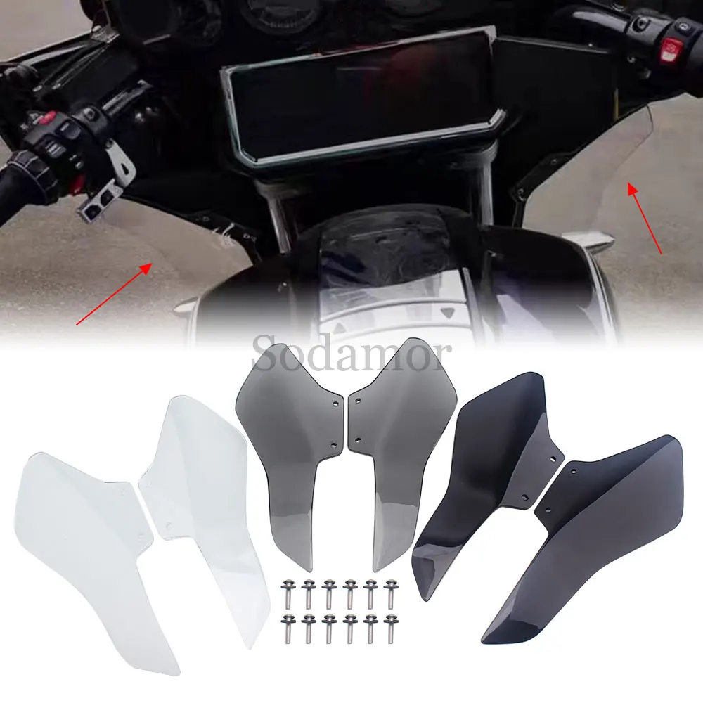 For BMW R18 R18B Bagger R18 Transcontinental 2021-2024 Motorcycle Side Upper Fairing Air Deflectors Windshields