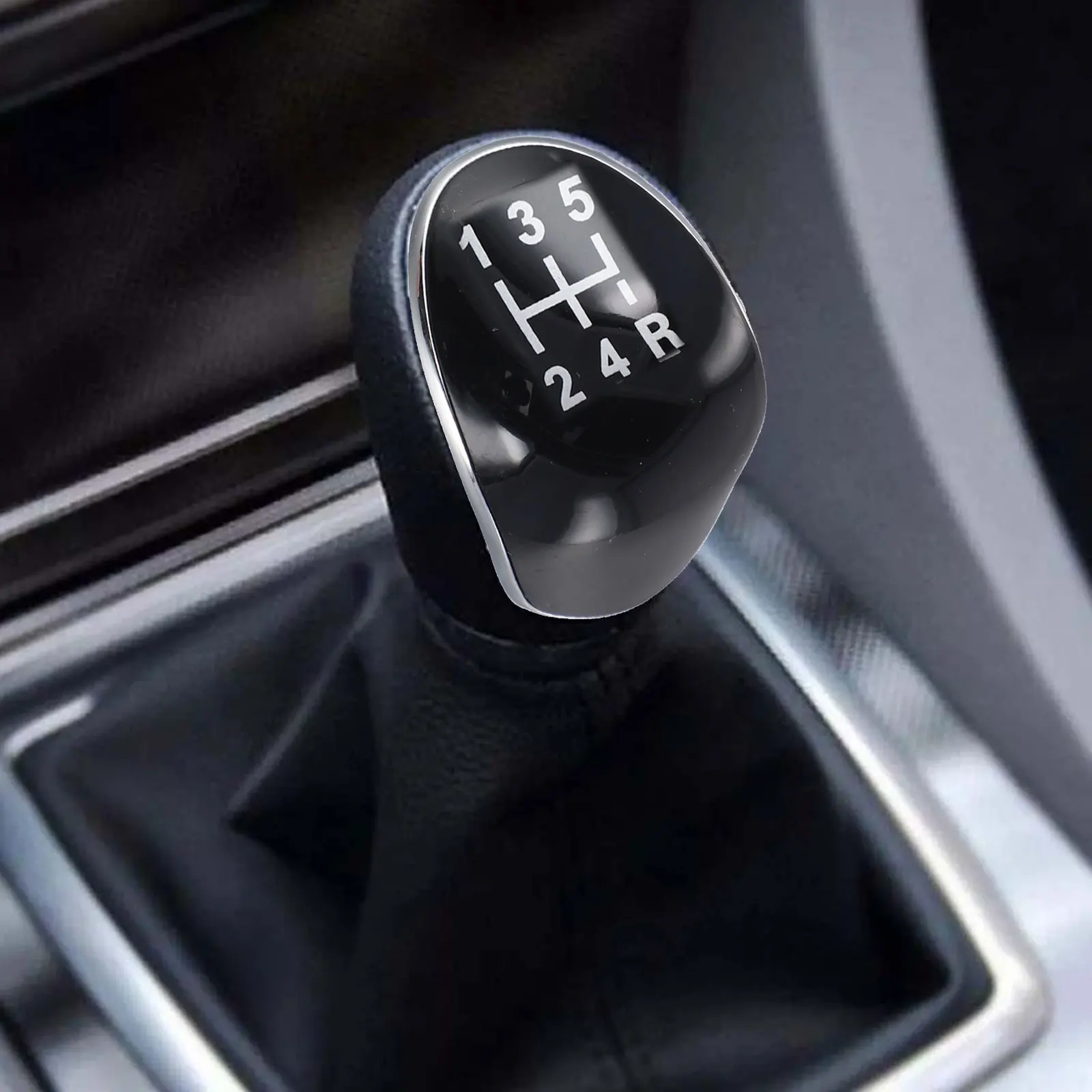 Car Gear Head Color Black Gear Knob Head Cover Stylish Design Wear-resistant Non-deformation Easy To Install Car