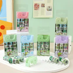 12box/lot Sanrio Kawaii Keroppi Tape Decoration Sticker Scrapbooking Diary Adhesive Masking Tape Stationery School Supplies