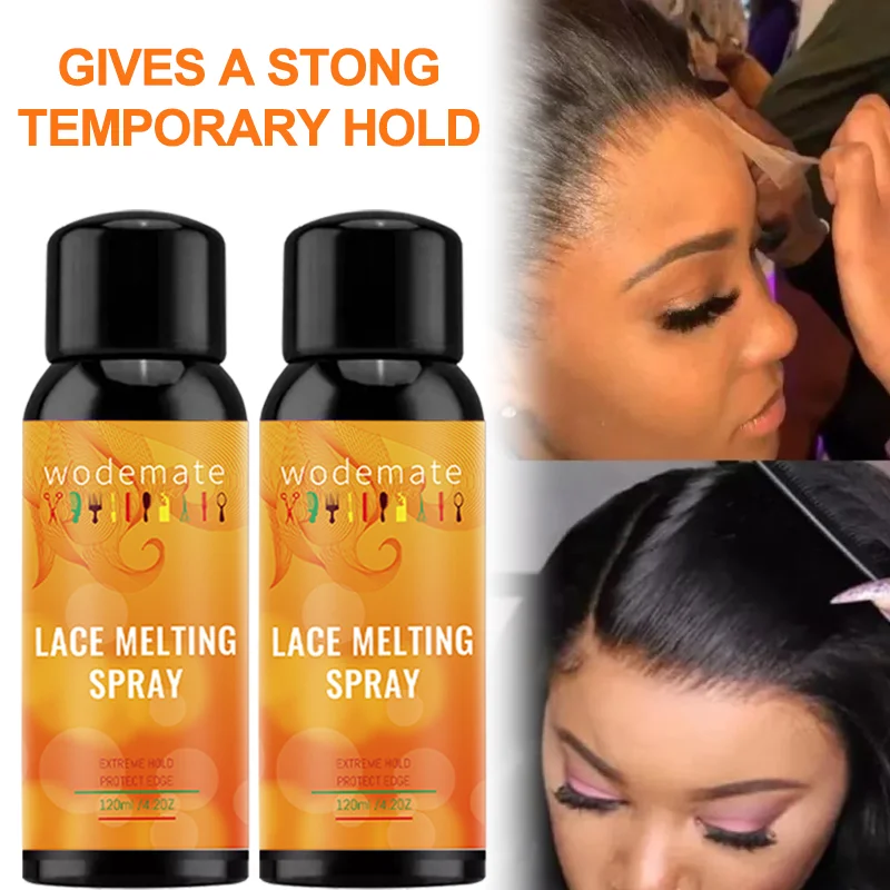 3pcs/Lot Glue-Less Lace Melting Spray Invisible Holding Spray Strong Hold Lace Bond Adhesive Spray Wig Adhesive for Wigs Frontal