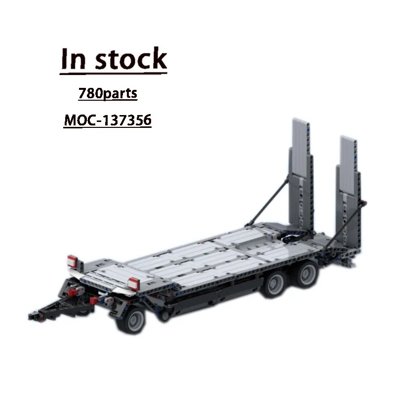 

MOC-137356Dump Cargo Flatbed Trailer Truck Building Blocks Model780PartsMOC Creative Boys Kids Birthday BuildingBlocks Toy Gifts
