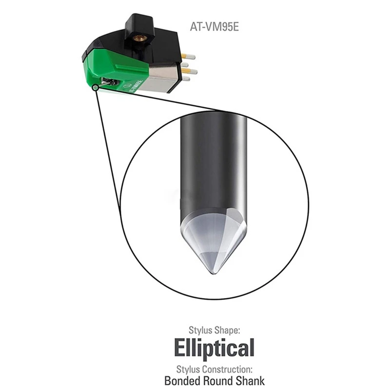 Vm95e Bewegende Magneet Stereo Cartridge Stylus Voor Lp Vinyl Platenspeler Draaitafel Grammofoon Hifi-Accessoires