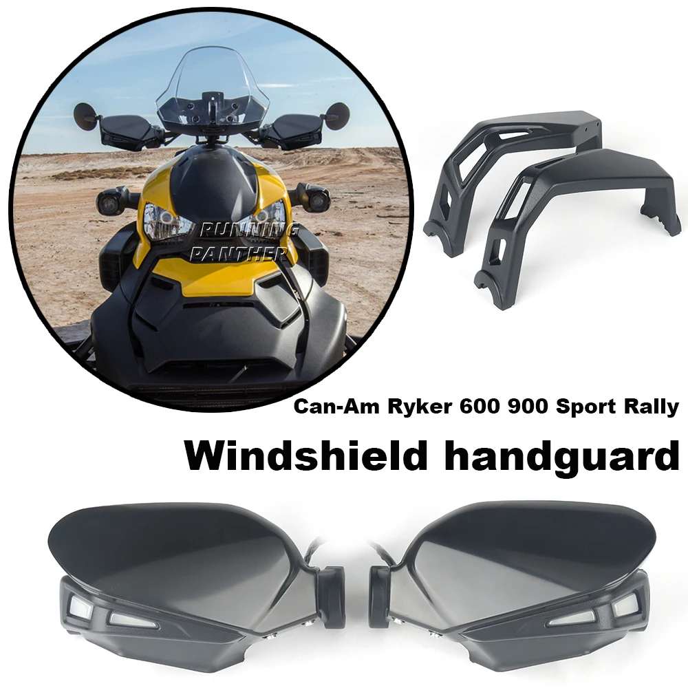 

Accessories Hand Guard Handguard Handlebar Windshield Windscreen Protector Kit For Can-Am Ryker 600 900 Sport Rally All Models