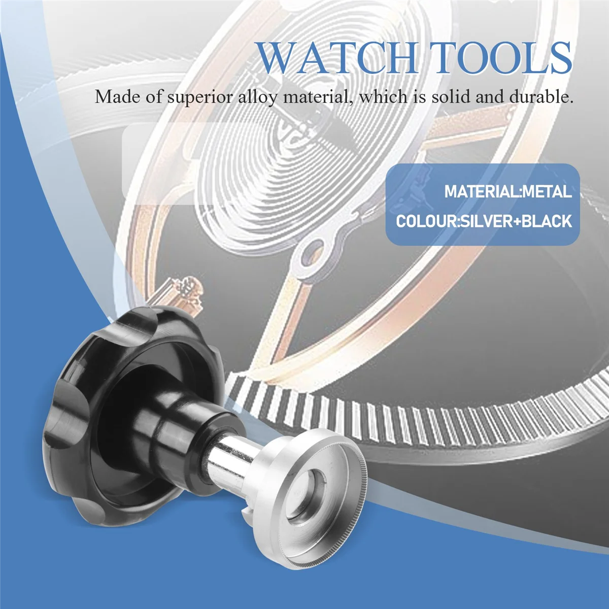 防水時計バックオープナー,キークロージングツール,ロレックスチューダー用のプロの時計修理セット,7種類のサイズ