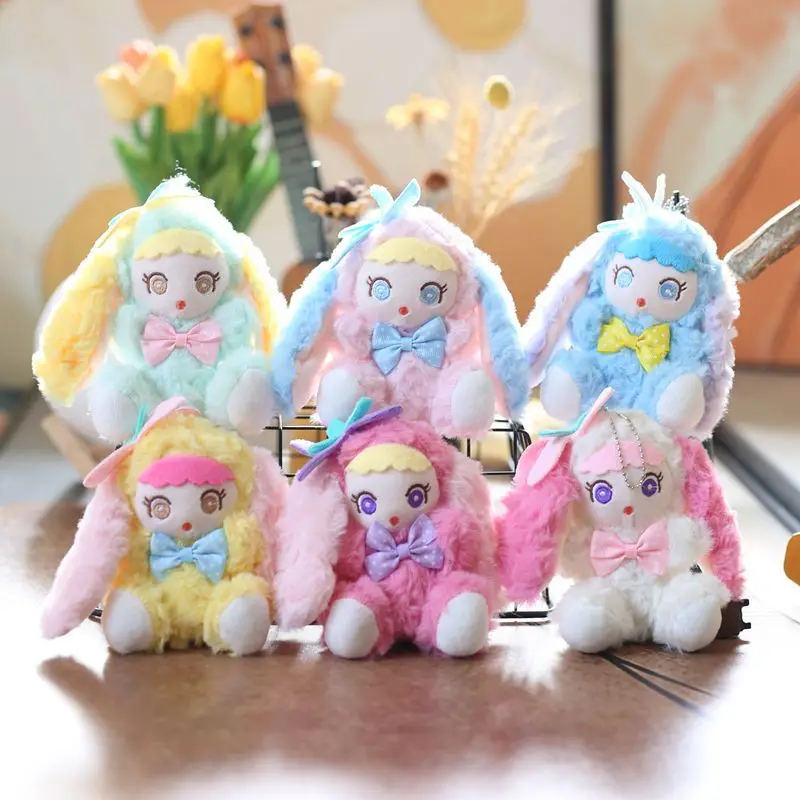 Colgante de conejito bonito de celebridad de Internet, muñeco de juguete de peluche, bolso, llavero, muñeca, regalo