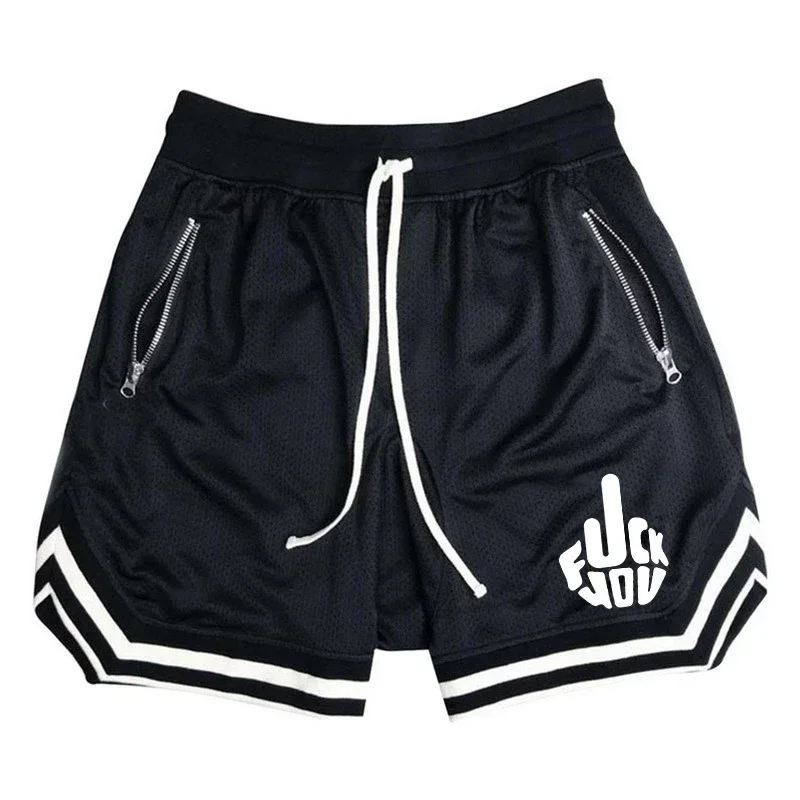 

Summer Basketball Shorts Male Casual Sports Shorts Mesh Fitness Short Trousers Breathable Five Points Pant Y2k Running Clothing