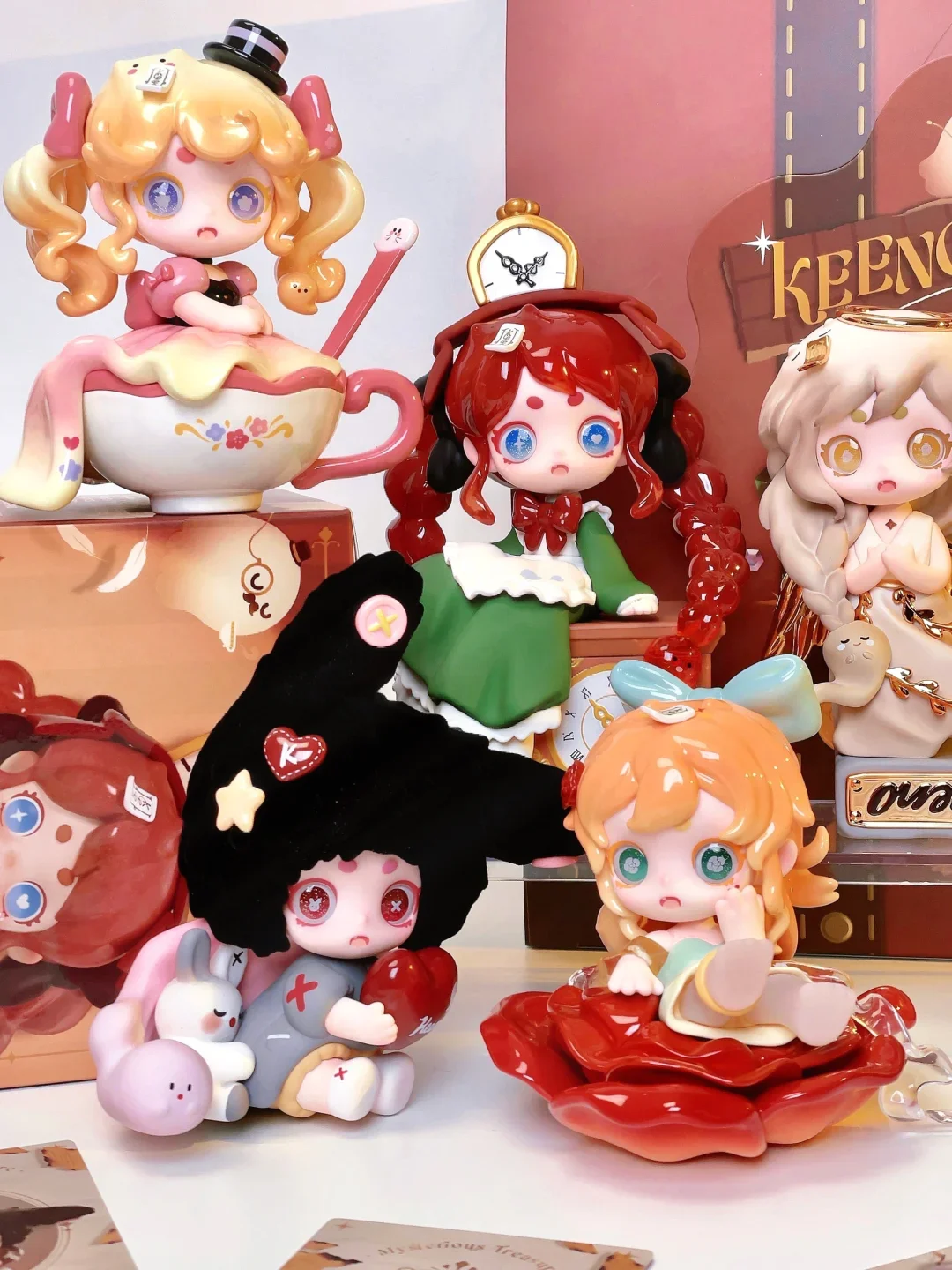 

Подлинный призрак Keeno второго поколения, загадочный сокровище, слепая коробка, милая фигурка, игрушка, кукла, модная игрушка, фигурка ручной работы, украшения