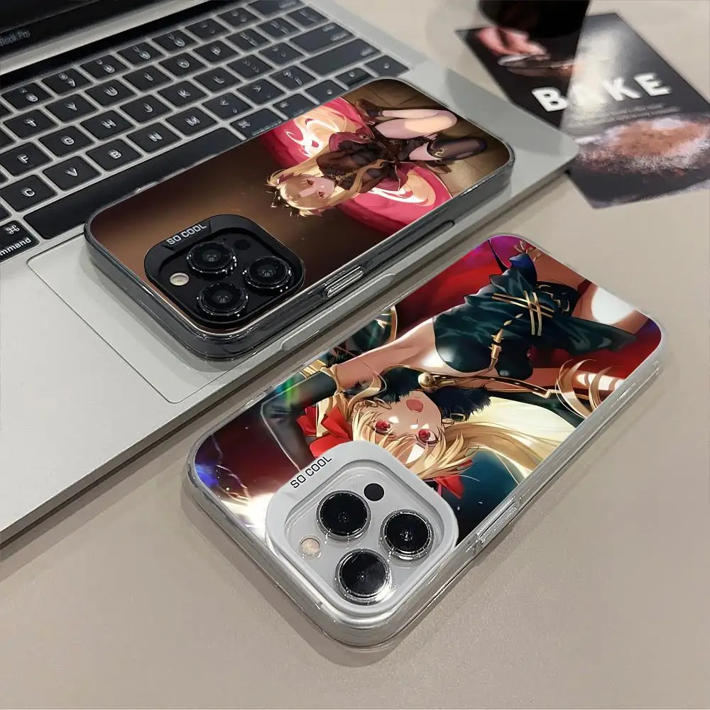 

Fate Grand Order Ereshkigal Phone Case for iPhone 17 16 15 14 13 12 11 X XR XS 8 7 Pro Max Plus Translucent Colour Protective