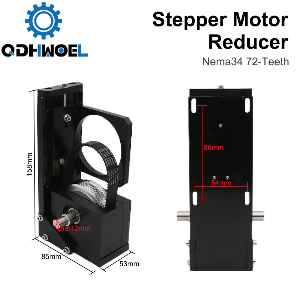 Imagem -05 - Qdhwoel Laser Peças para Gravação e Máquina de Corte Assento de Suporte Motor 57