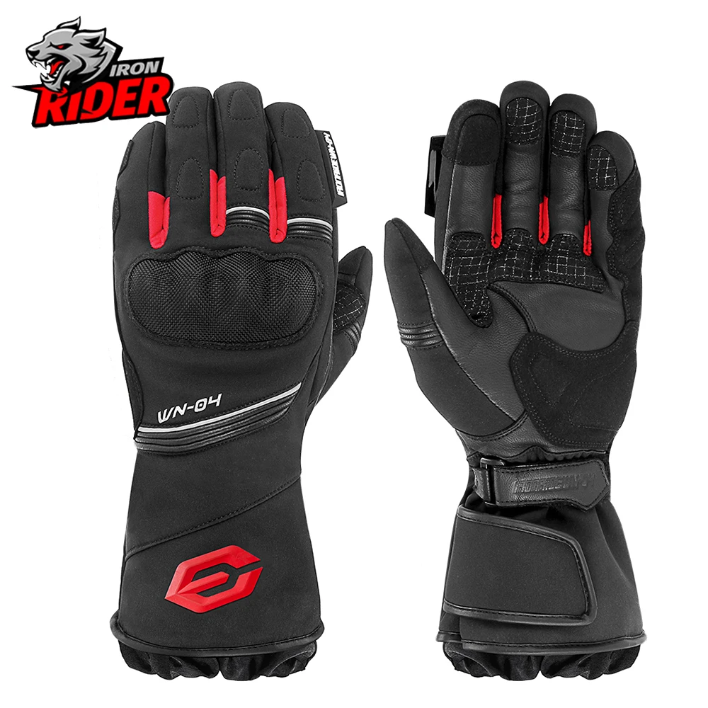 

Winter Motorcycle Gloves Waterproof Motocross Gloves Windproof Warm Glove Touch Screen Motorbike Riding Gloves Reflective M-2XL