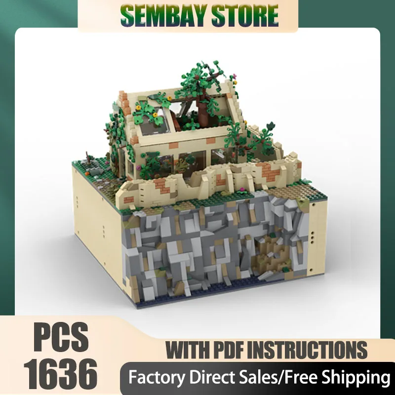 Modello di film popolare Moc Mattoni da costruzione Serre modulari Parte 2 Blocchi tecnologici modello Regali di costruzione di giocattoli fai da te di Natale
