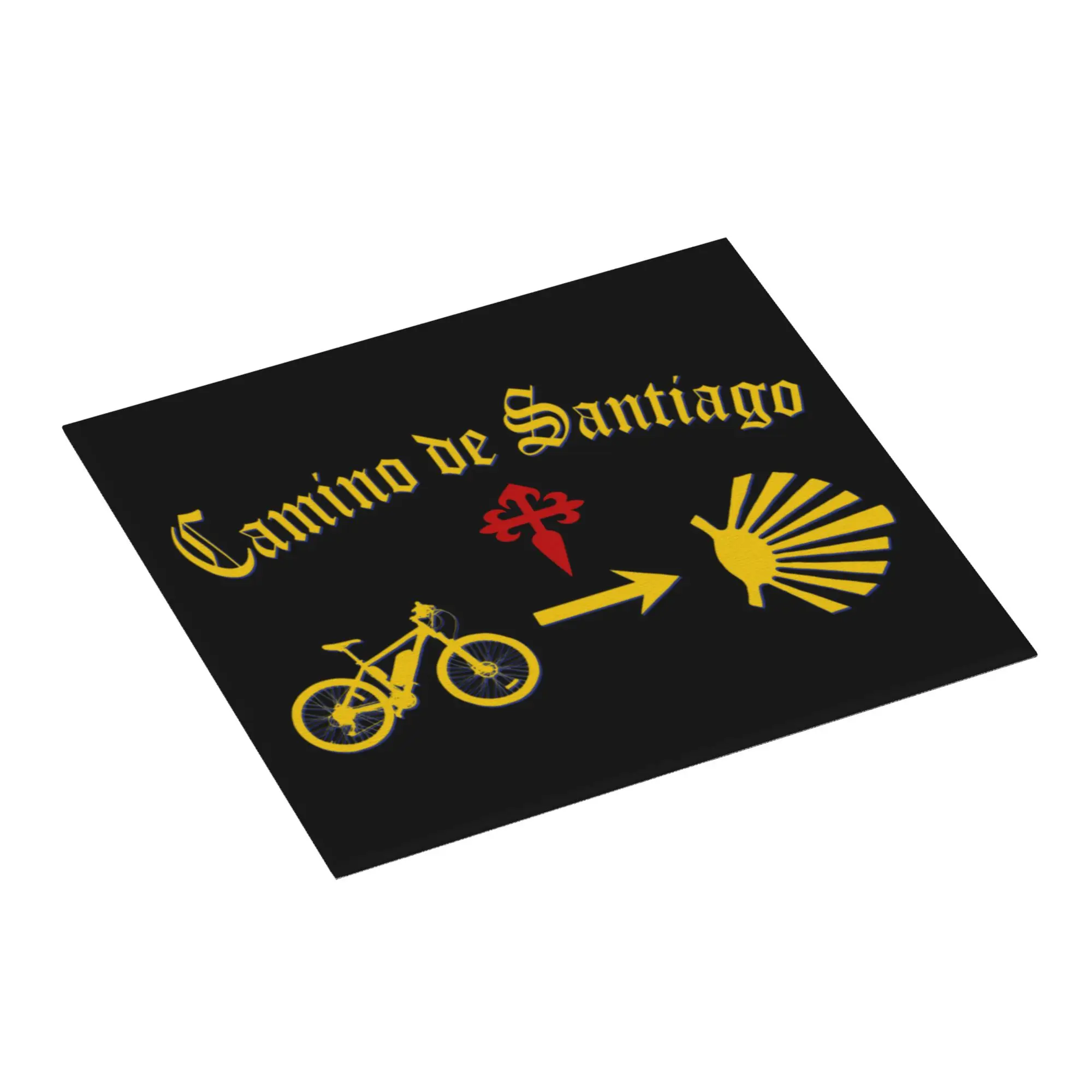 Buen Camino De Santiago Non Slip Kitchen Counter Protector Mat Barware Tableware Reusable Compostela Peregrino Mat For Kitchen