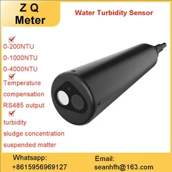 Water turbidity detector suspended solids sewage industrial online sludge concentration meter analyzer turbidity sensor