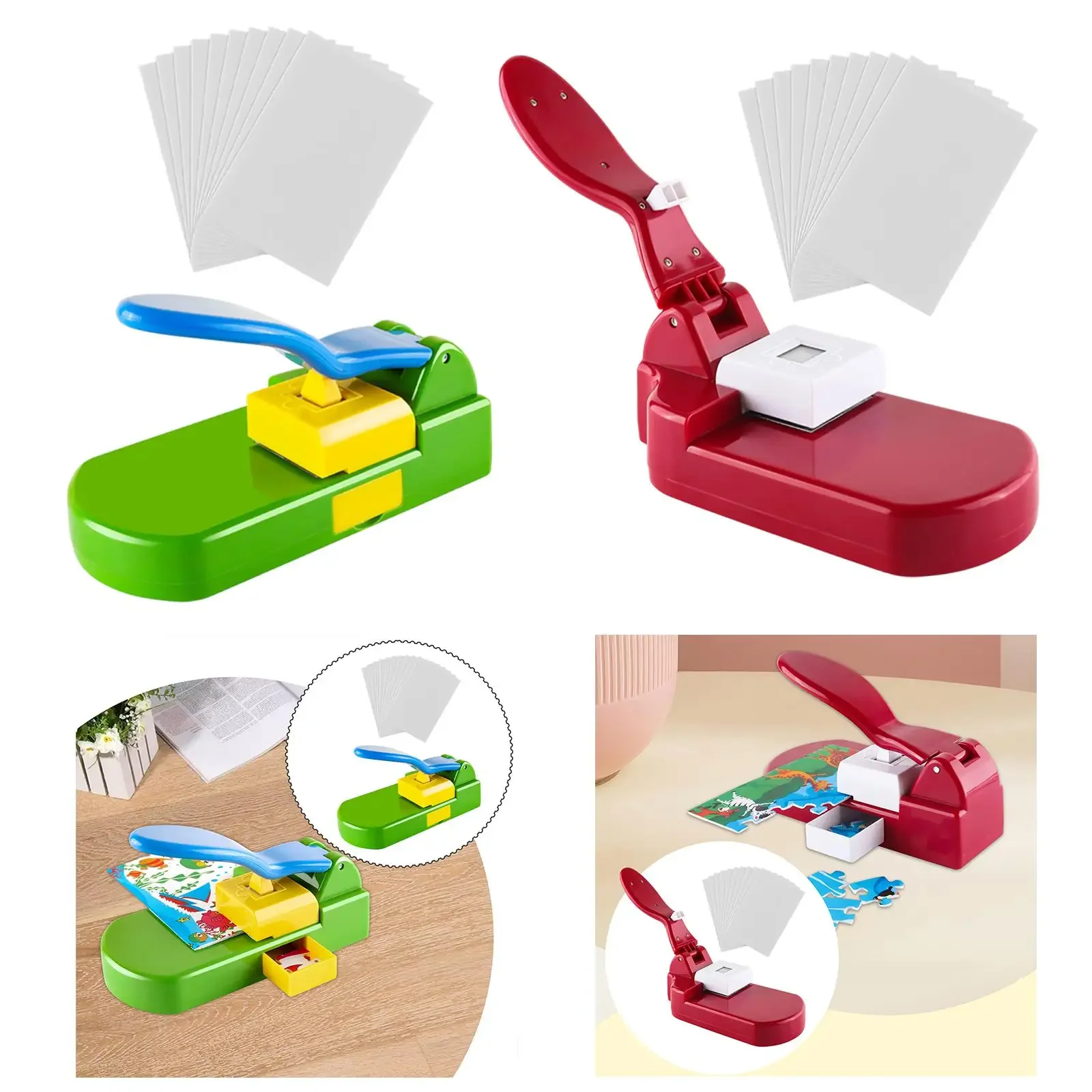 DIY Jigsaw Puzzle Maker Create Unique Jigsaw Puzzles Puzzle Making Machine with 10 Adhedive Foams Picture Photo Cutter for Fun
