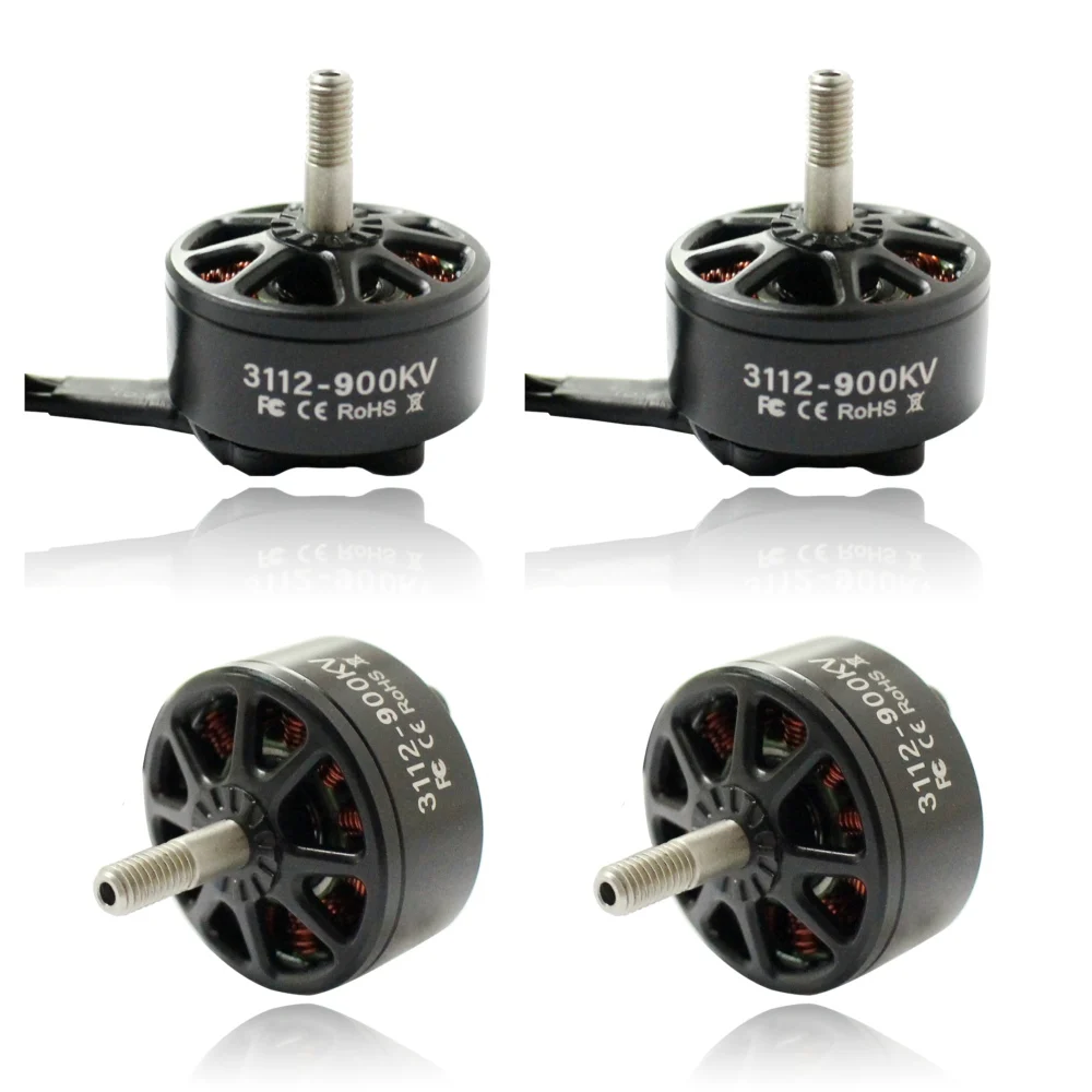 1/4 قطعة Dogmang 3112 900kv فرش السيارات ل Fpv الطائرة بدون طيار 3-6s يبو 5 مللي متر رمح متوافق مع 8-10 بوصة الدعائم X8 X9 X10 طويلة المدى