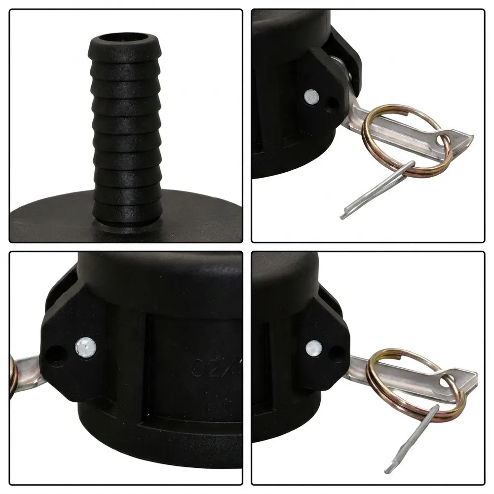 2 Inch For IBC Tote Drain Fitting with Camlock System Compatible with Common For Garden Hose Threads and Tank Outlets