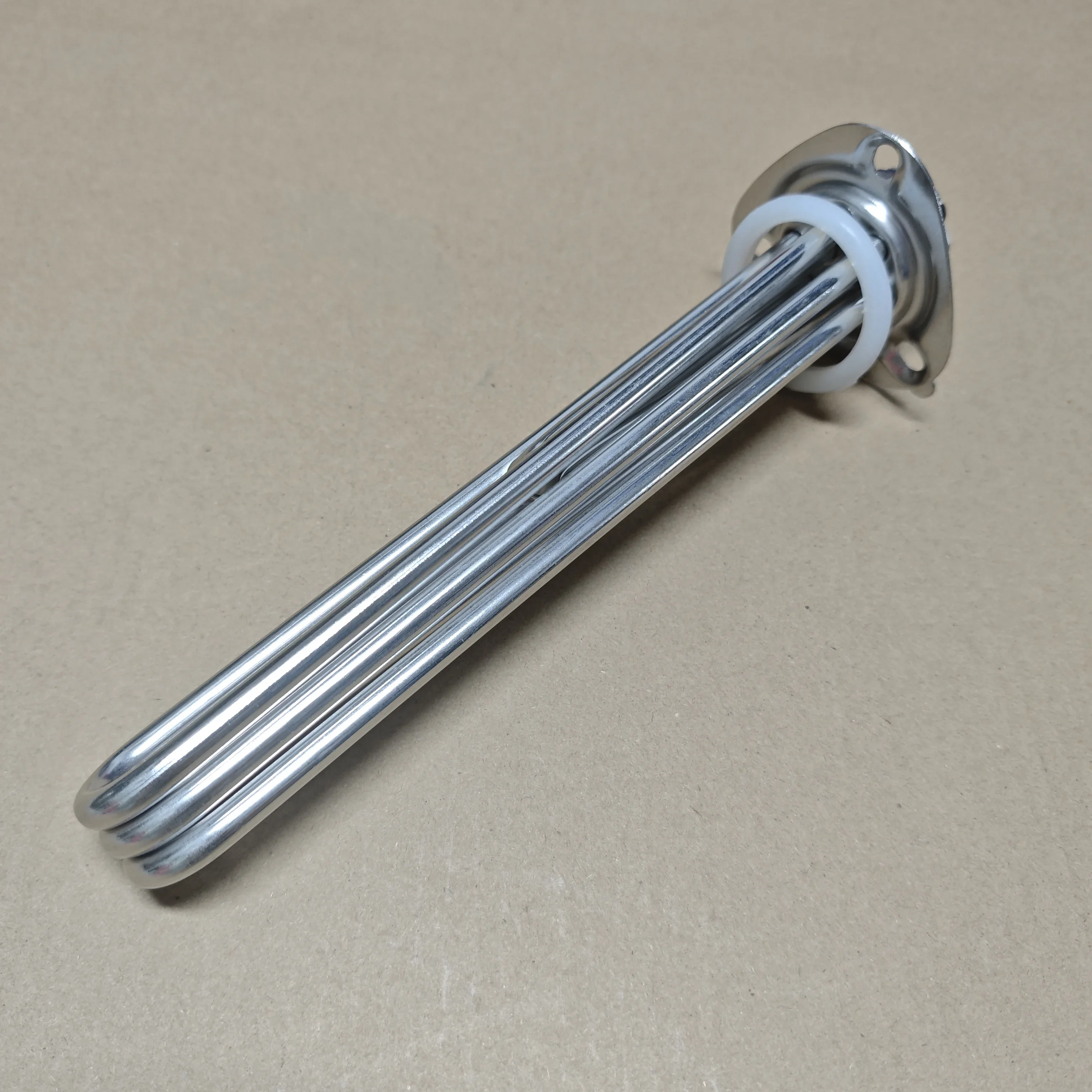 304 Stainless Steel Heating Element, Triangle Flange Water Heater/Dishwasher Heater, 220V 3KW 380V 6.9/12KW